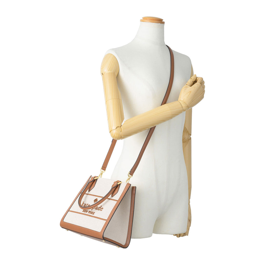 ケイトスペードニューヨーク kate spade new york ショルダーバッグ エリー CANVAS SMALL TOTE KK098 960 WARM GINGERBREAD MULTI （ウォームジンジャーブレッドマルチ） ウォームジンジャーブレッドマルチ