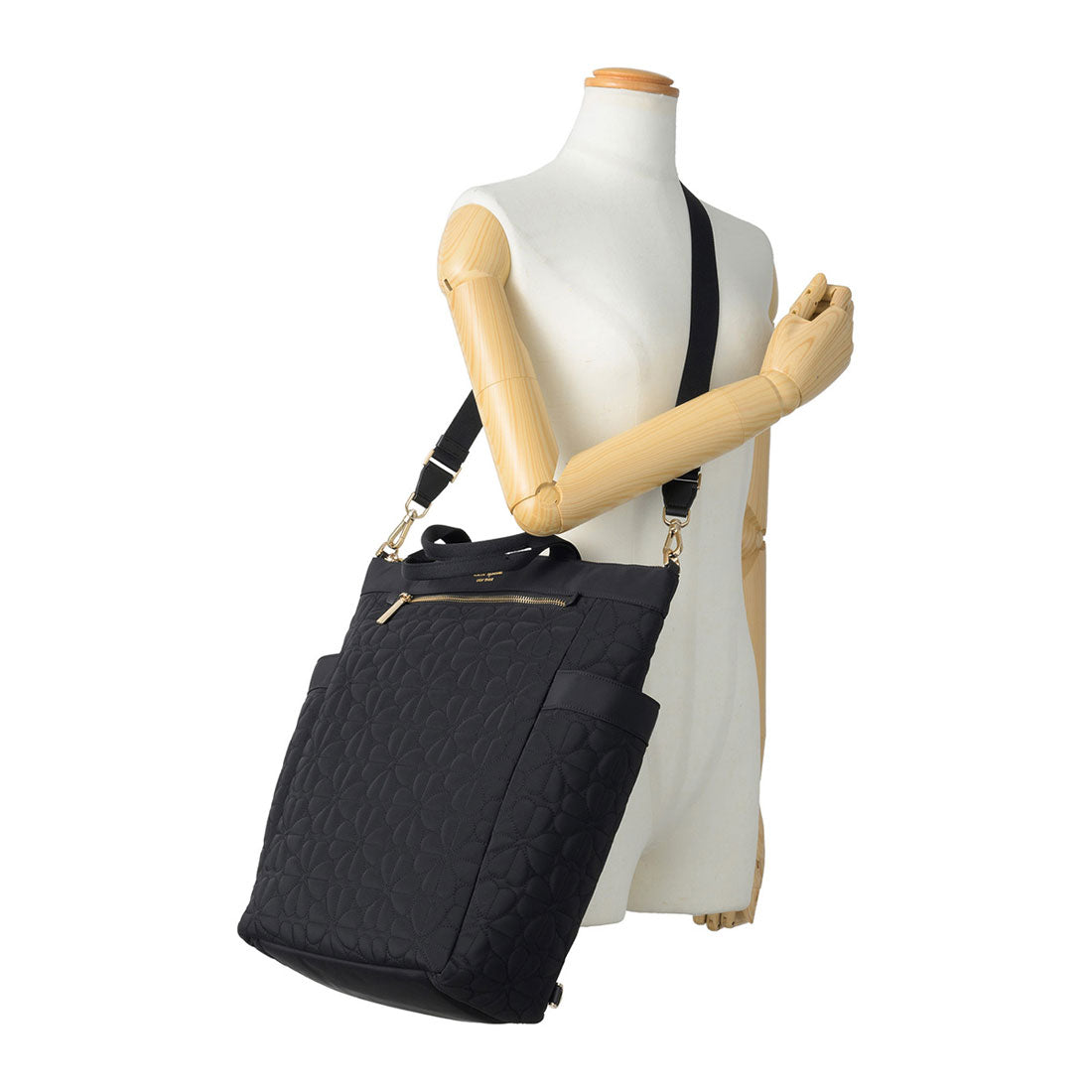 ケイトスペードニューヨーク kate spade new york リュックサック スペードフラワー QUILTING MEDIUM CONVERTIBLE BACKPACK KK161 001 BLACK （ブラック） ブラック