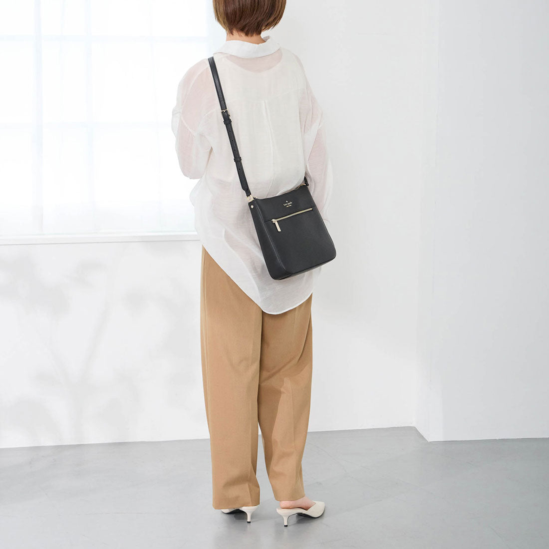 ケイトスペードニューヨーク kate spade new york ショルダーバッグ レナ SWINGPACK LARGE CROSSBODY KH431 001 BLACK （ブラック） ブラック