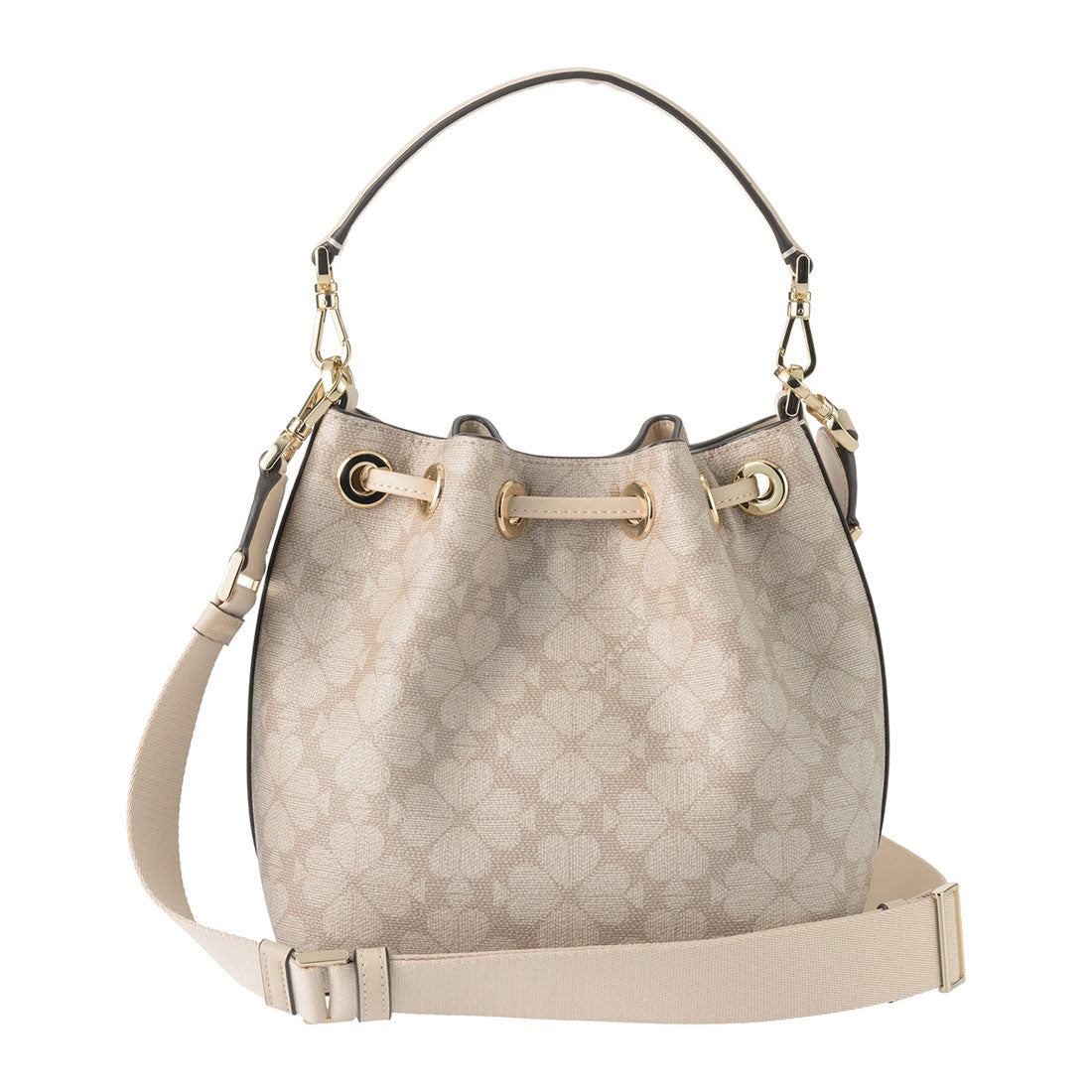 ケイトスペードニューヨーク kate spade new york ショルダーバッグ スペードフラワー SMALL BUCKET BAG KK153 250 DARK BEIGE MULTI （ダークベージュマルチ） ダークベージュマルチ
