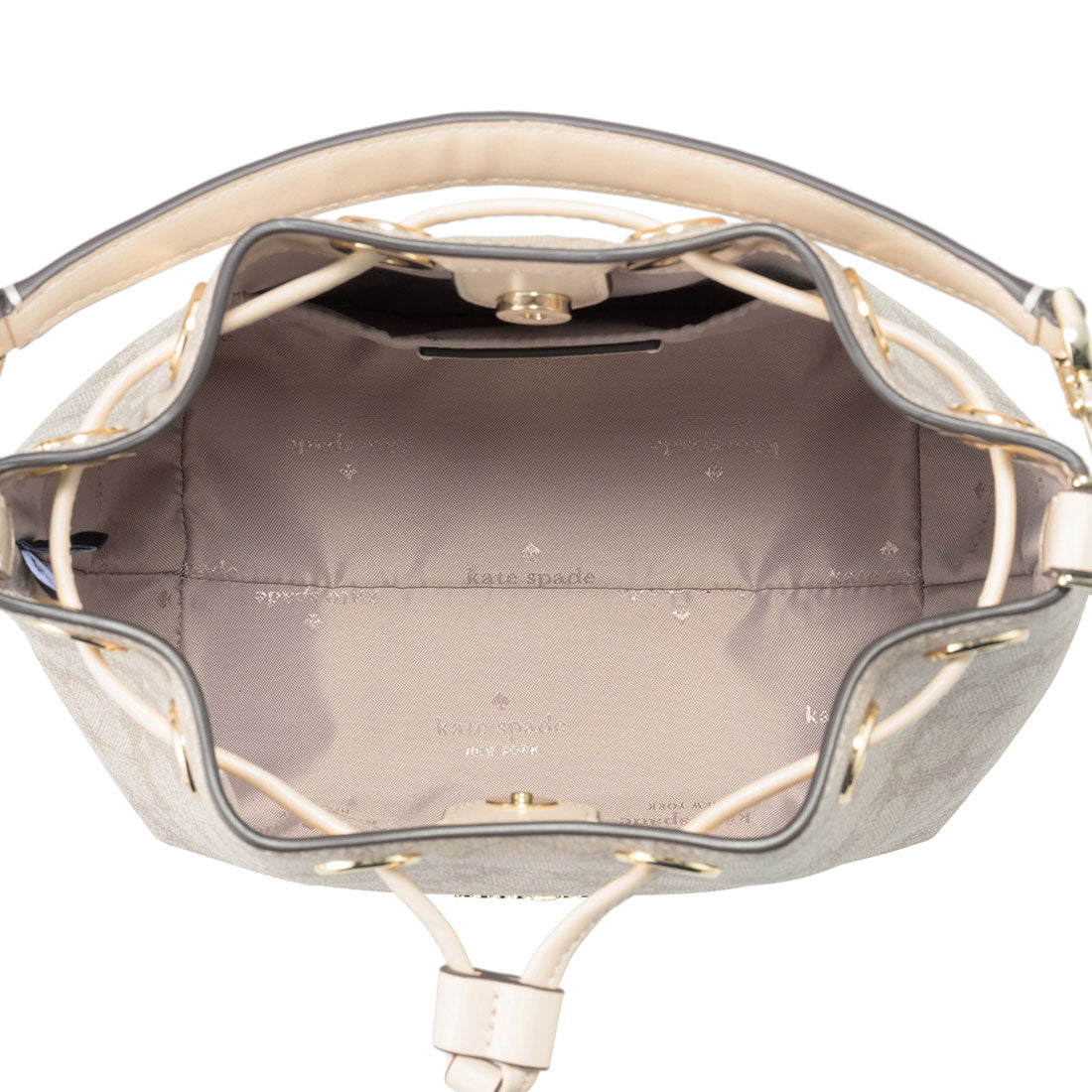 ケイトスペードニューヨーク kate spade new york ショルダーバッグ スペードフラワー SMALL BUCKET BAG KK153 250 DARK BEIGE MULTI （ダークベージュマルチ） ダークベージュマルチ