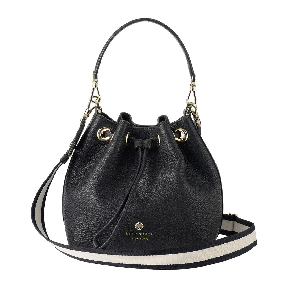 ケイトスペードニューヨーク kate spade new york ショルダーバッグ エマ SMALL BUCKET BAG KK071 001 BLACK （ブラック） ブラック