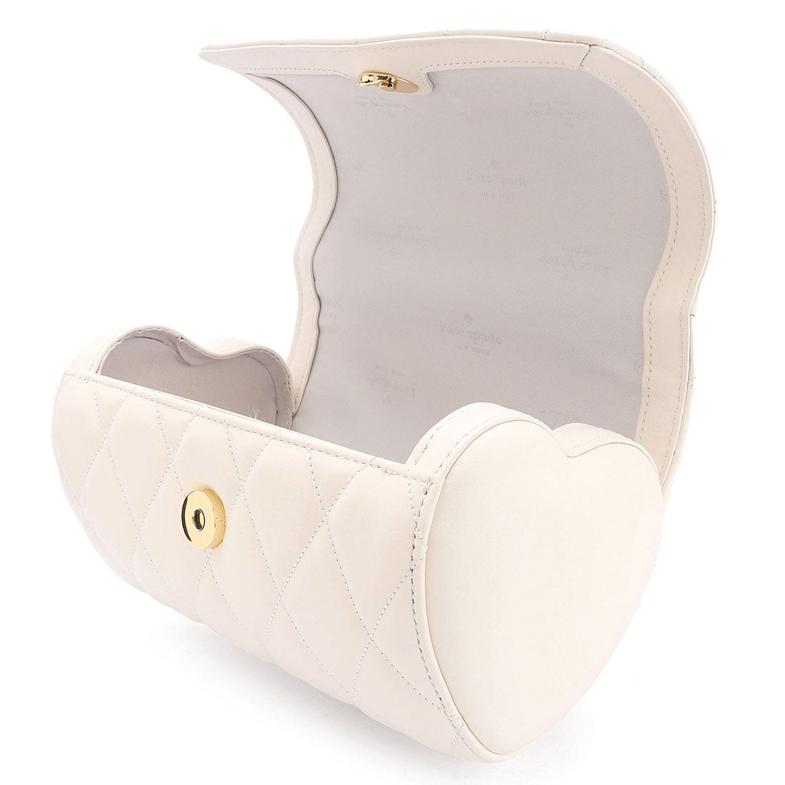 ケイトスペードニューヨーク kate spade new york ショルダーバッグ ハート トゥ ハート 3D バレル クロスボディバッグ KK175 100 MERINGUE （メレンゲ） メレンゲ