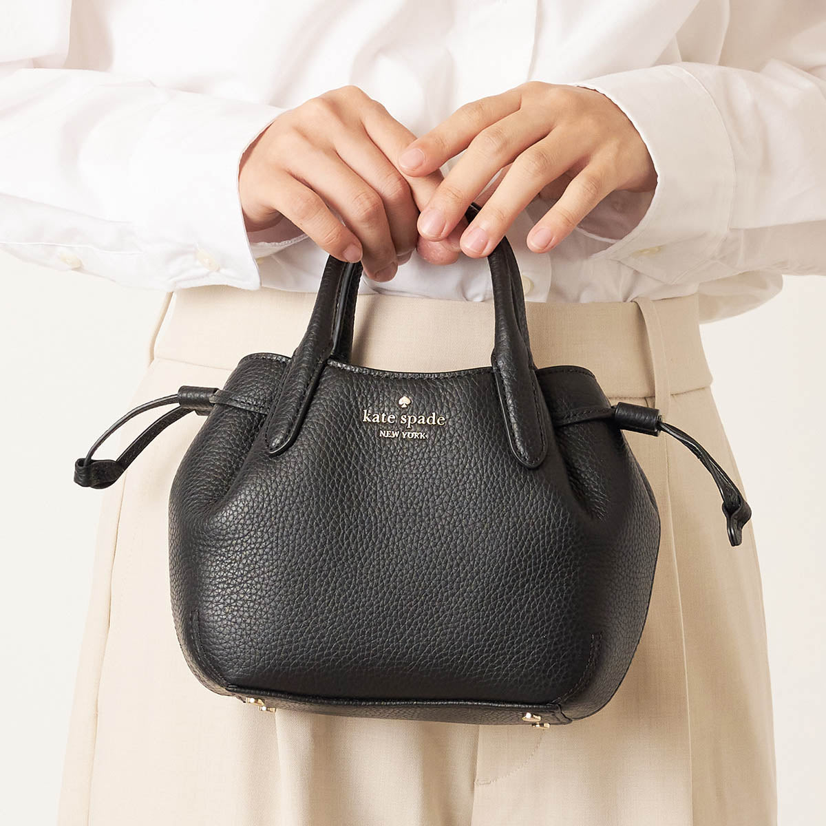 Kate Spade New York Handbag Dumpling Mini Satchel KI859 001 BLACK