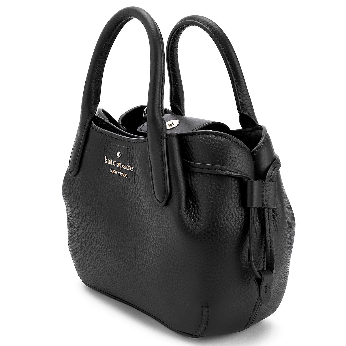 kate spade NEW YORK ハンドバッグ　レザー　黒 Kate Spade New York Handbag Dumpling Mini Satchel KI859 001 BLACK