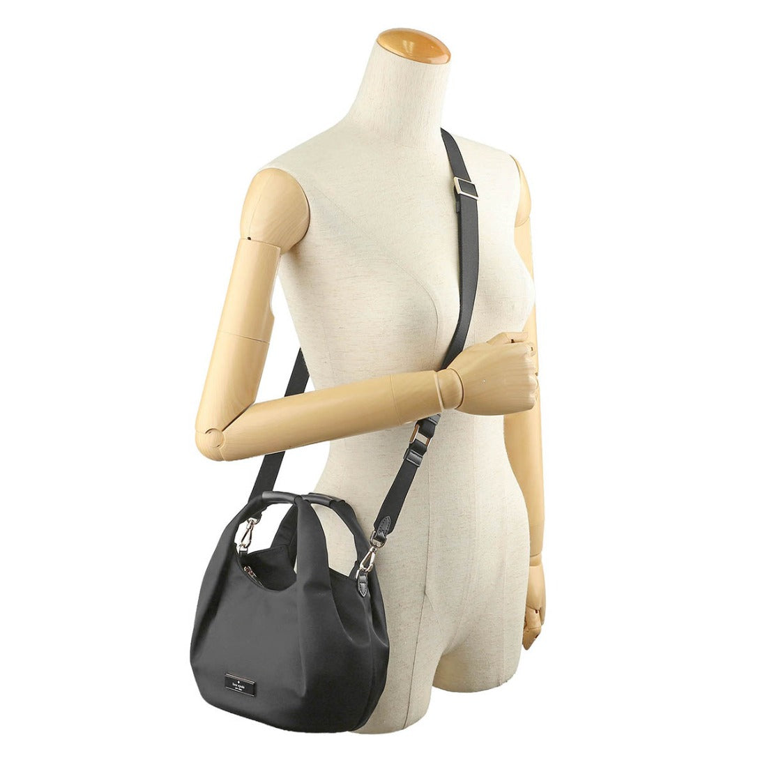 ケイトスペードニューヨーク kate spade new york ショルダーバッグ カーター  スモール プリーテッド クロスボディ KL965 001 （ブラック） ブラック