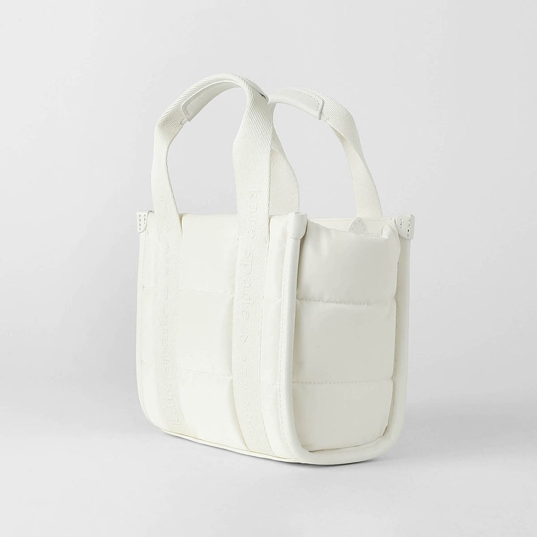 ケイトスペードニューヨーク kate spade new york ショルダーバッグ キップ パフィー MINI TOTE BAG KM668 100 （ホワイト） ホワイト