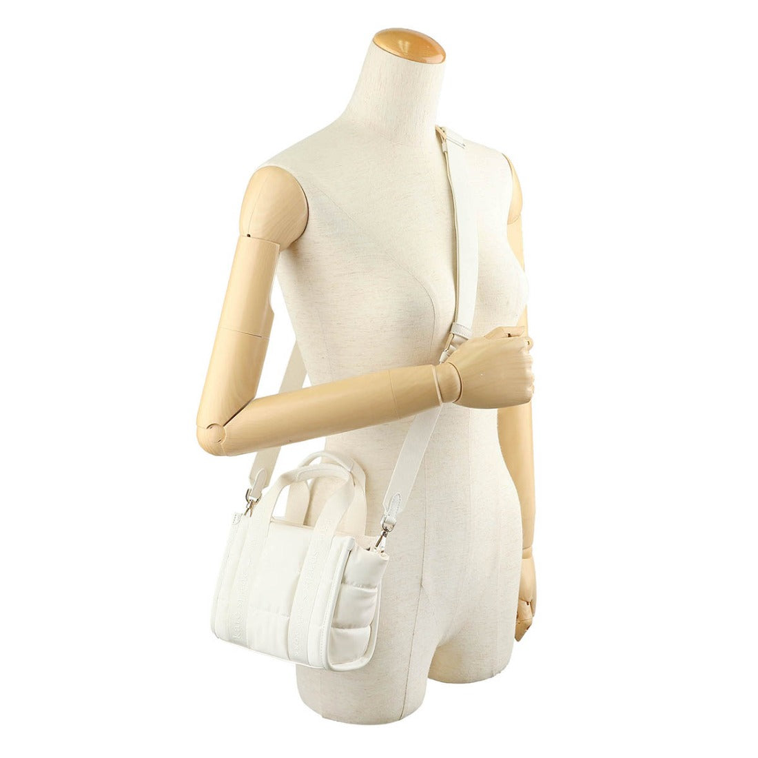 ケイトスペードニューヨーク kate spade new york ショルダーバッグ キップ パフィー MINI TOTE BAG KM668 100 （ホワイト） ホワイト