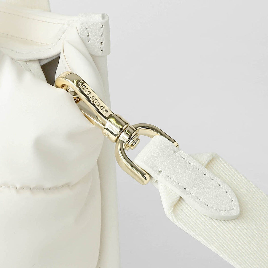 ケイトスペードニューヨーク kate spade new york ショルダーバッグ キップ パフィー MINI TOTE BAG KM668 100 （ホワイト） ホワイト