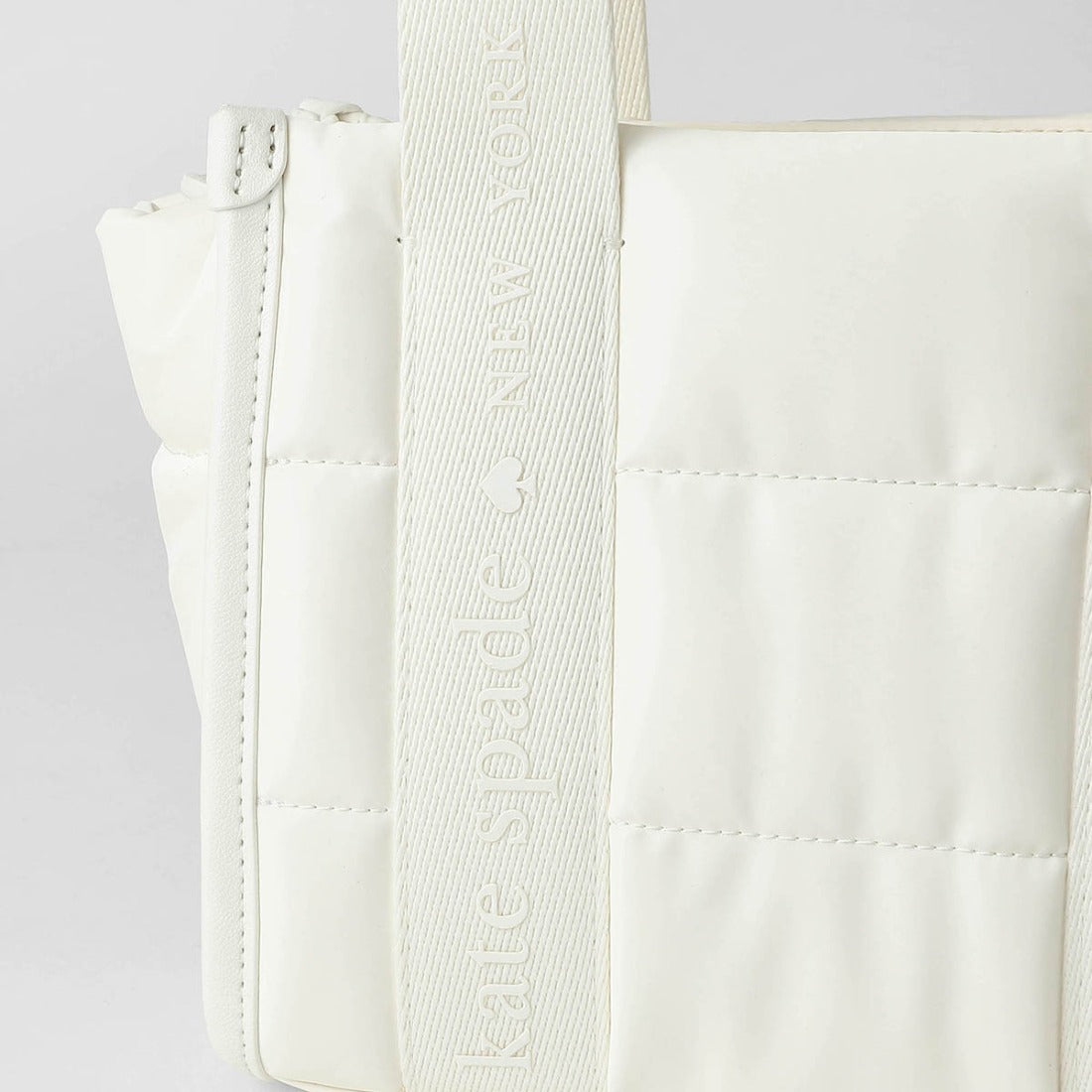 ケイトスペードニューヨーク kate spade new york ショルダーバッグ キップ パフィー MINI TOTE BAG KM668 100 （ホワイト） ホワイト