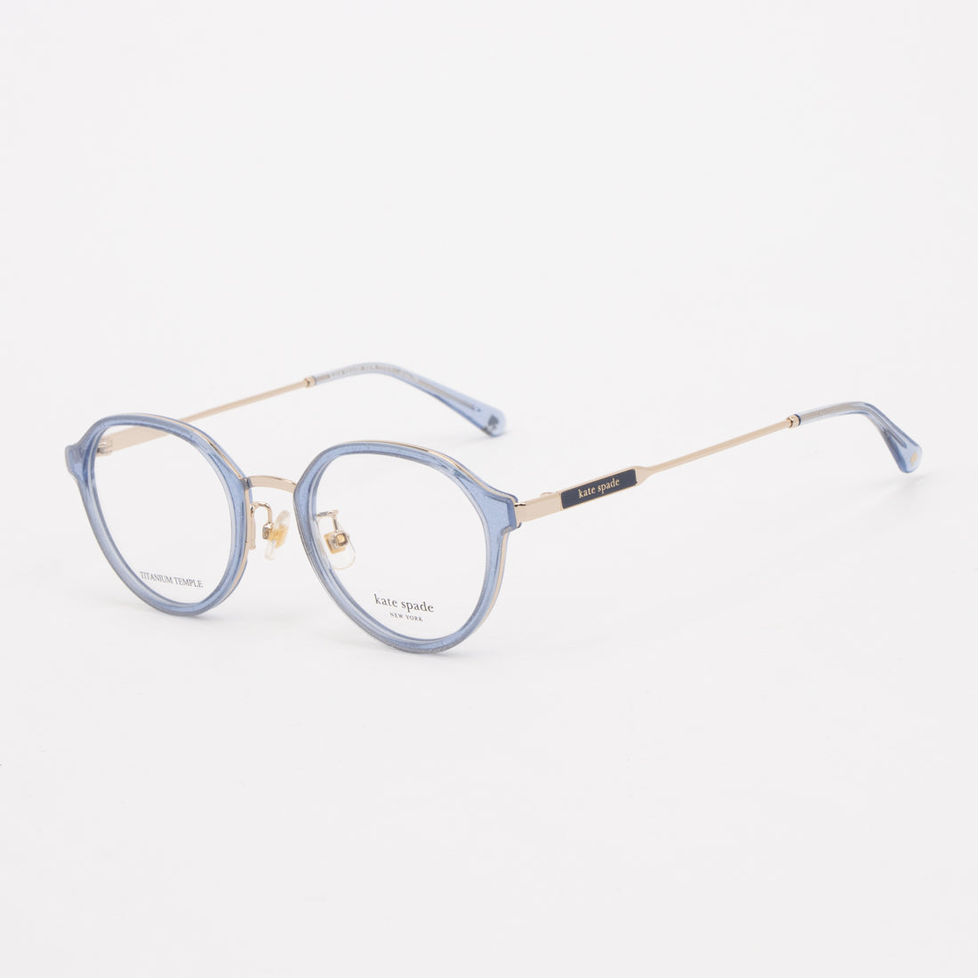 ケイトスペードニューヨーク kate spade new york メガネ 眼鏡 アイウェア レディース メンズ （ブルー/ゴールド） ブルー/ゴールド