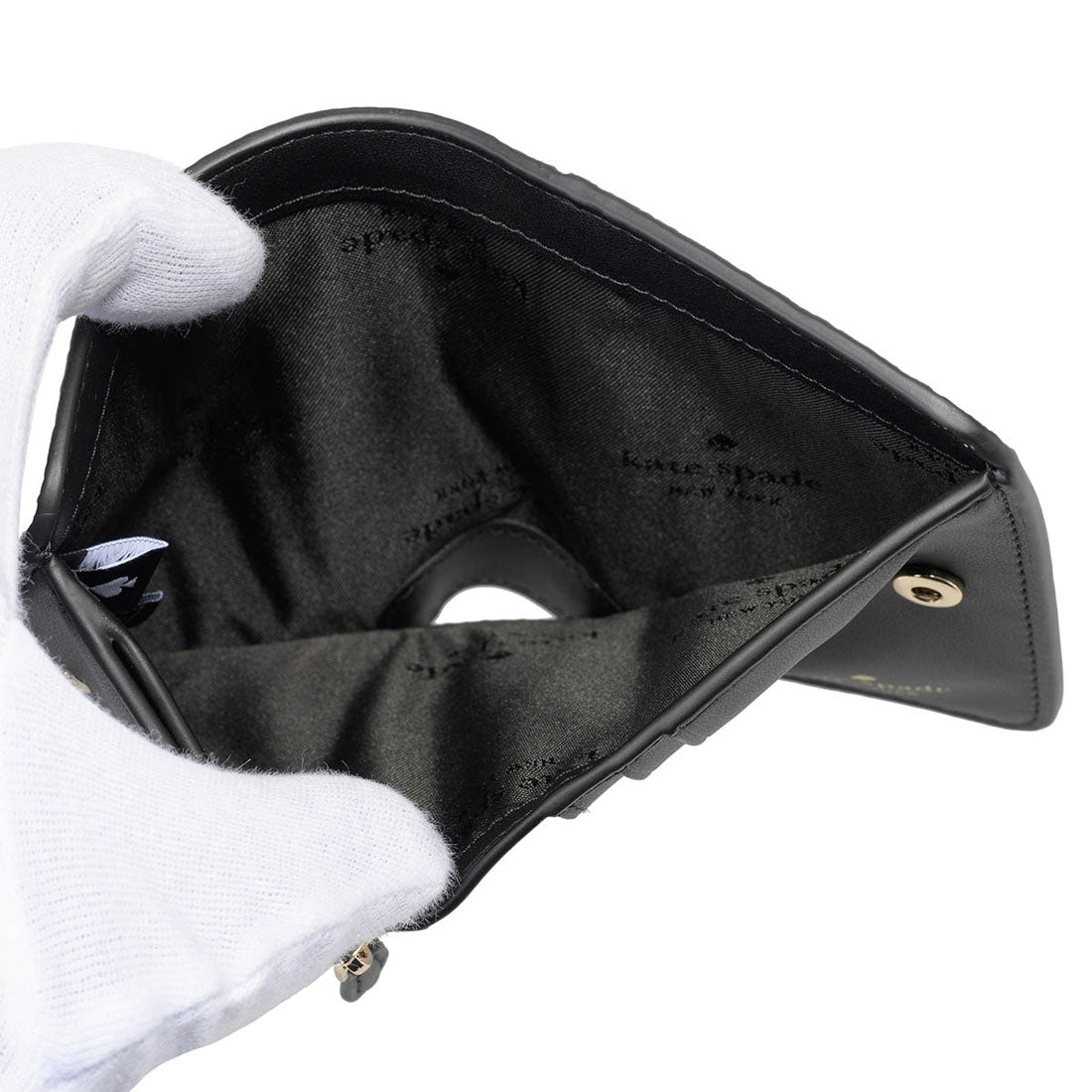 ケイトスペードニューヨーク kate spade new york 2つ折り財布 レナ SMALL BIFOLD WALLET KH788 001 BLK BLACK