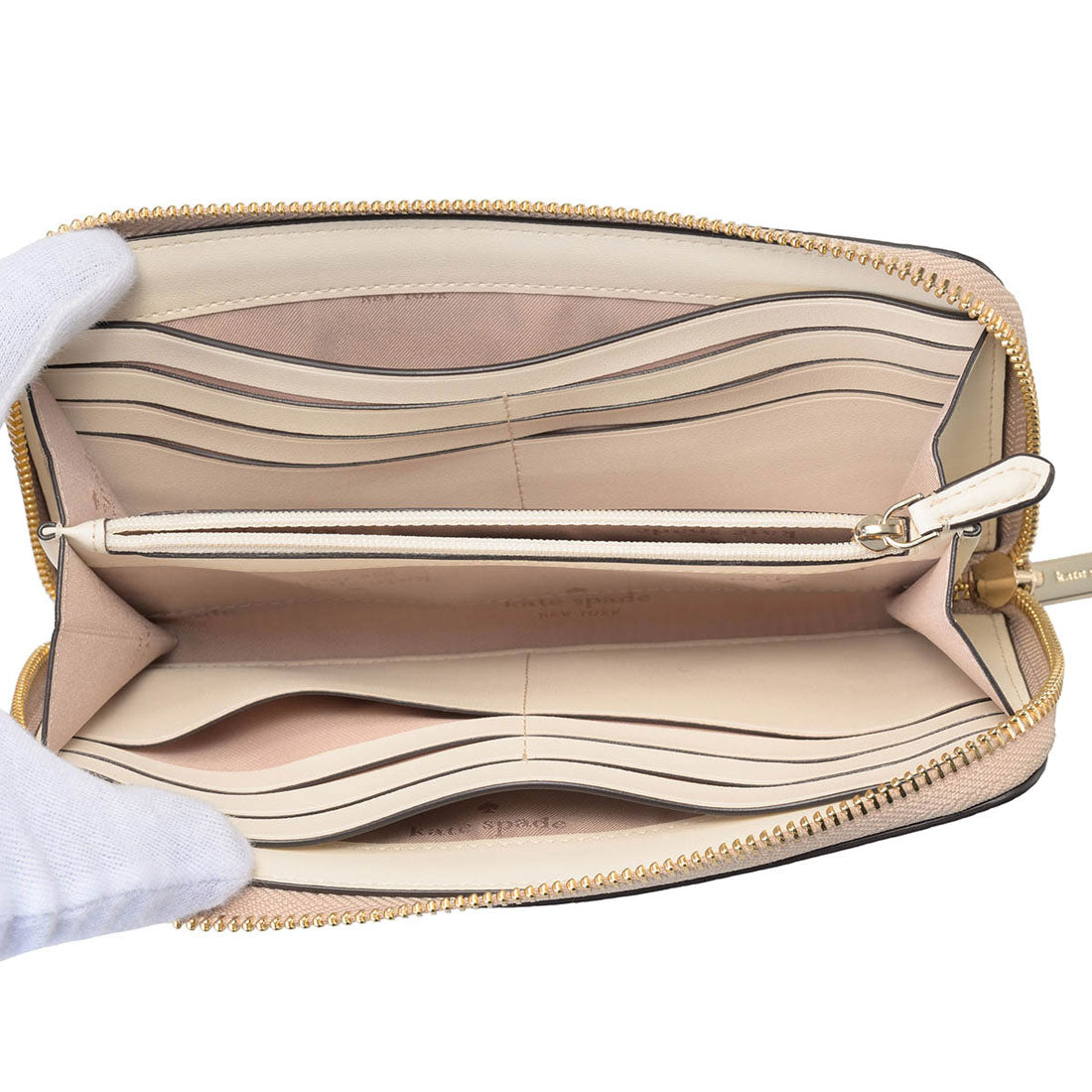 ケイトスペードニューヨーク kate spade new york 長財布 レナ カラーブロック ラージ コンチネンタル ウォレット KI835 250 UG3 LIGHT SAND MULTI