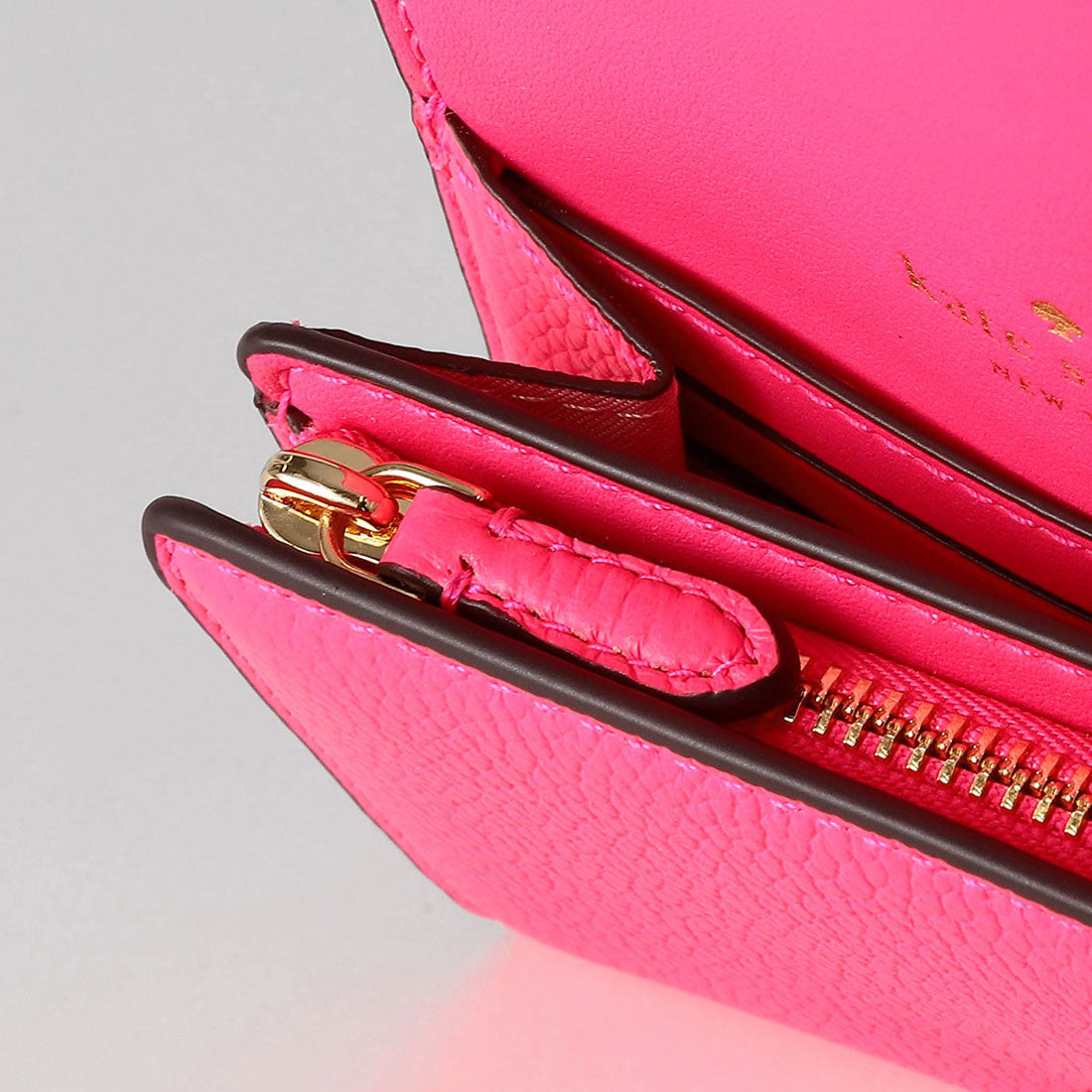 ケイトスペードニューヨーク kate spade new york 2つ折り財布 ケイラ スモールL ジップウォレット KK056 650 WILD PINK （ワイルドピンク） ワイルドピンク