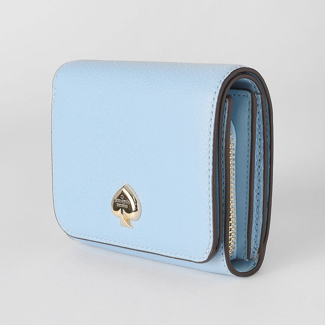 ケイトスペードニューヨーク kate spade new york 2つ折り財布 ケイラ スモールL ジップウォレット KK056 404 MONTAUK BLUE （モントークブルー） モントークブルー