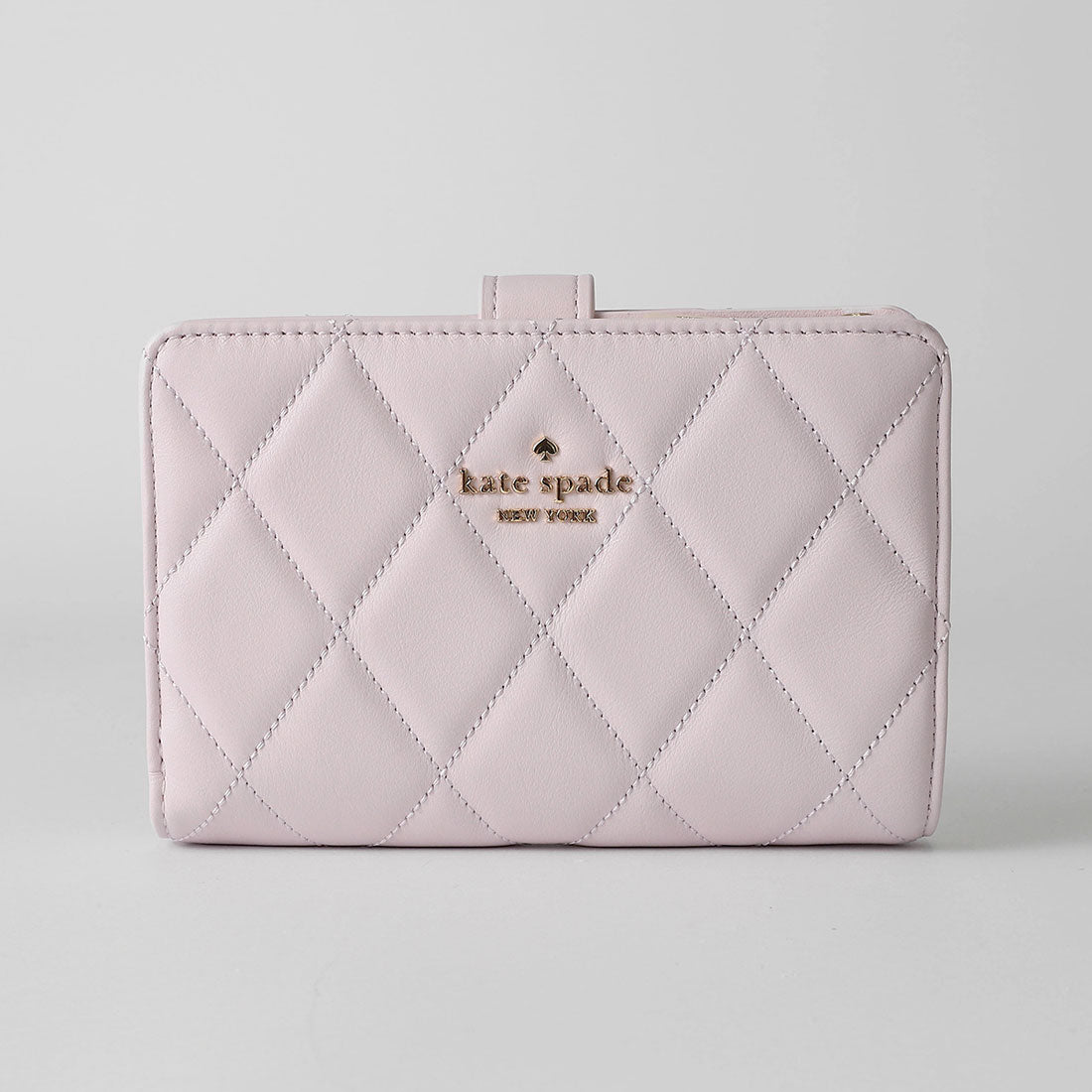ケイトスペードニューヨーク kate spade new york 2つ折り財布 キャリー ミディアム コンパクトバイフォールド ウォレット KG424 501 PALE AMETH （ペールアメジスト） ペールアメジスト