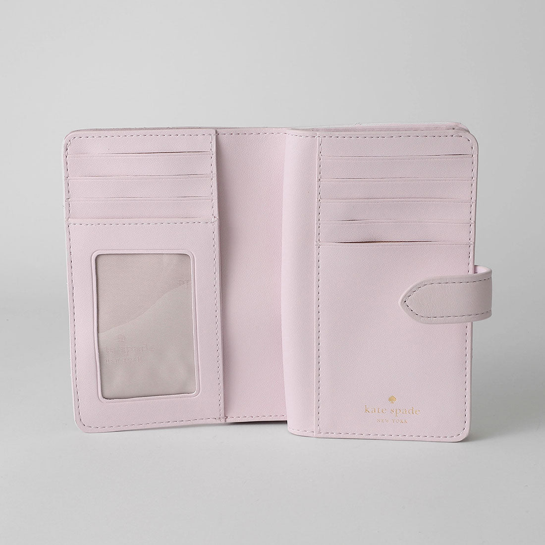ケイトスペードニューヨーク kate spade new york 2つ折り財布 キャリー ミディアム コンパクトバイフォールド ウォレット KG424 501 PALE AMETH （ペールアメジスト） ペールアメジスト
