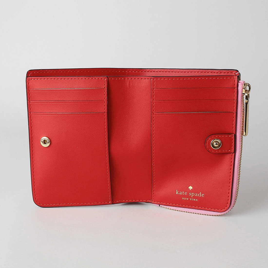 ケイトスペードニューヨーク kate spade new york 2つ折り財布 マディソン スモールL ジップウォレット KH615 651 SURF PINK （サーフピンク） サーフピンク