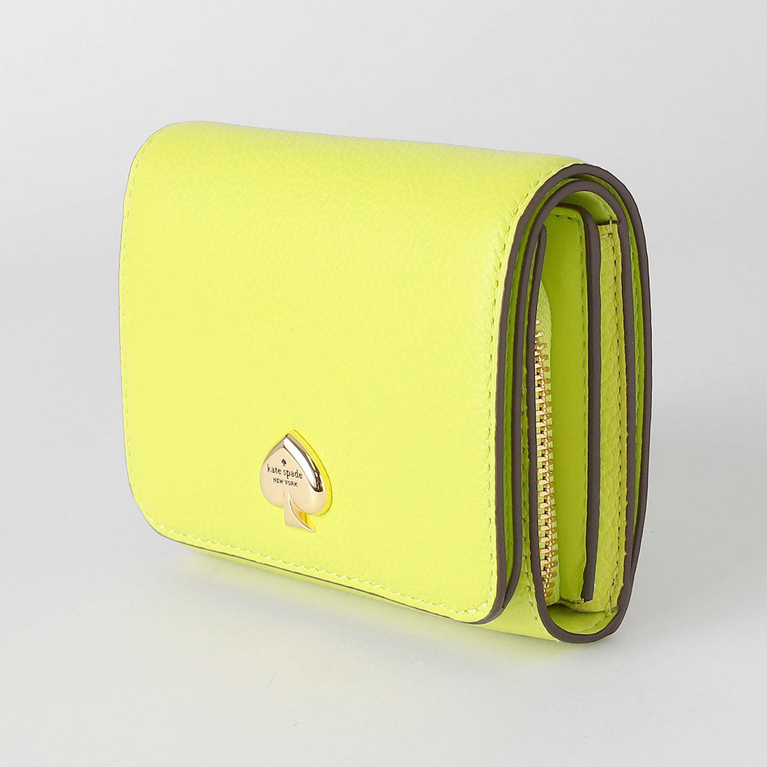 ケイトスペードニューヨーク kate spade new york 2つ折り財布 ケイラ スモールL ジップウォレット KK056 302 LIME SLUSH （ライムスラッシー） ライムスラッシー