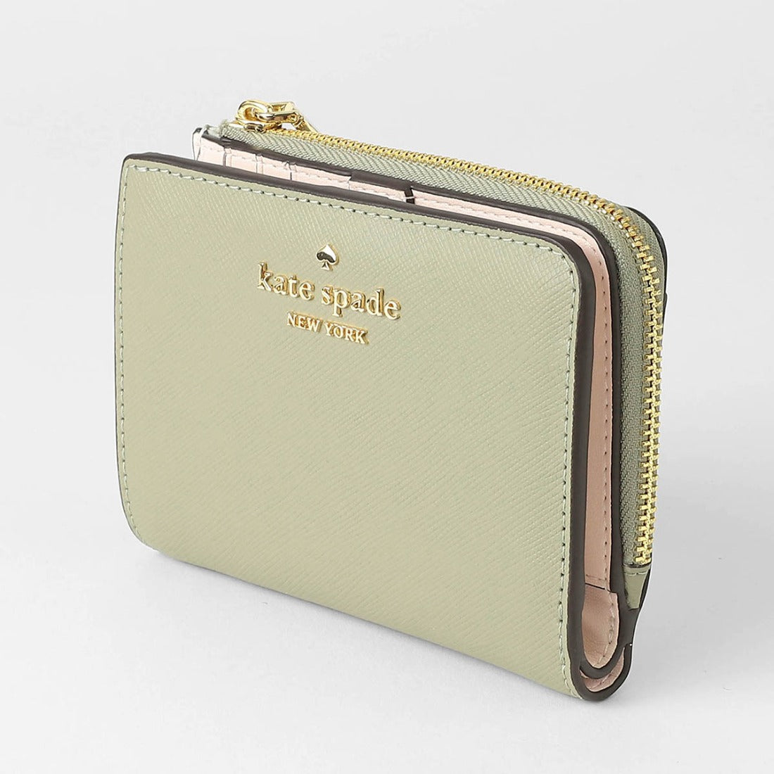 ケイトスペードニューヨーク kate spade new york 2つ折り財布 マディソン スモール L-ジップ ウォレット KN767 020 （オイスター） オイスター