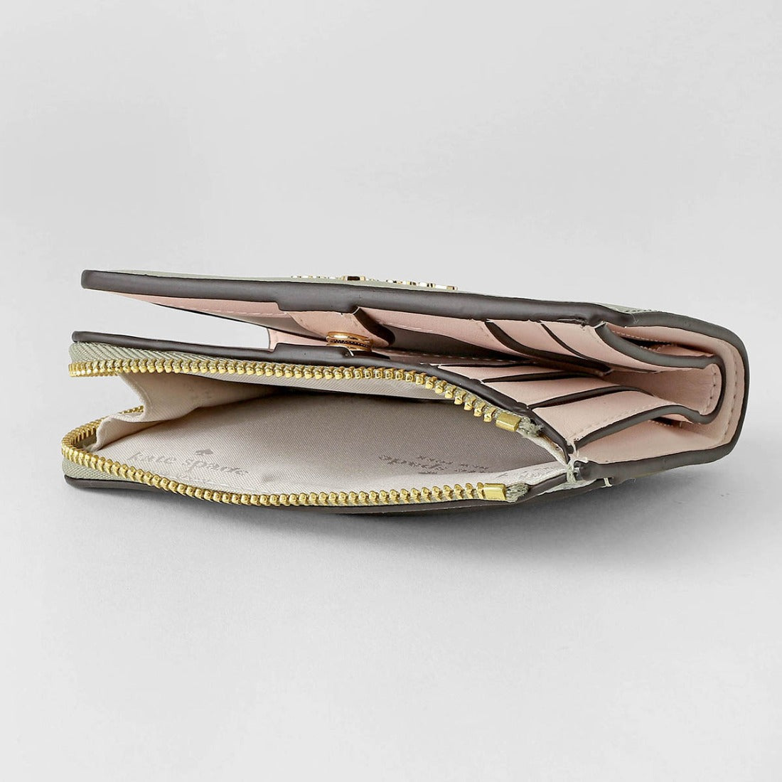 ケイトスペードニューヨーク kate spade new york 2つ折り財布 マディソン スモール L-ジップ ウォレット KN767 020 （オイスター） オイスター