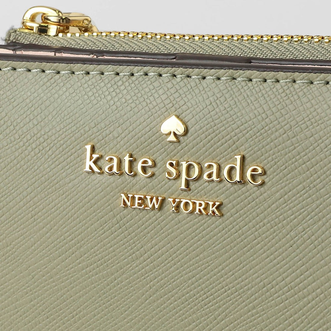 ケイトスペードニューヨーク kate spade new york 2つ折り財布 マディソン スモール L-ジップ ウォレット KN767 020 （オイスター） オイスター