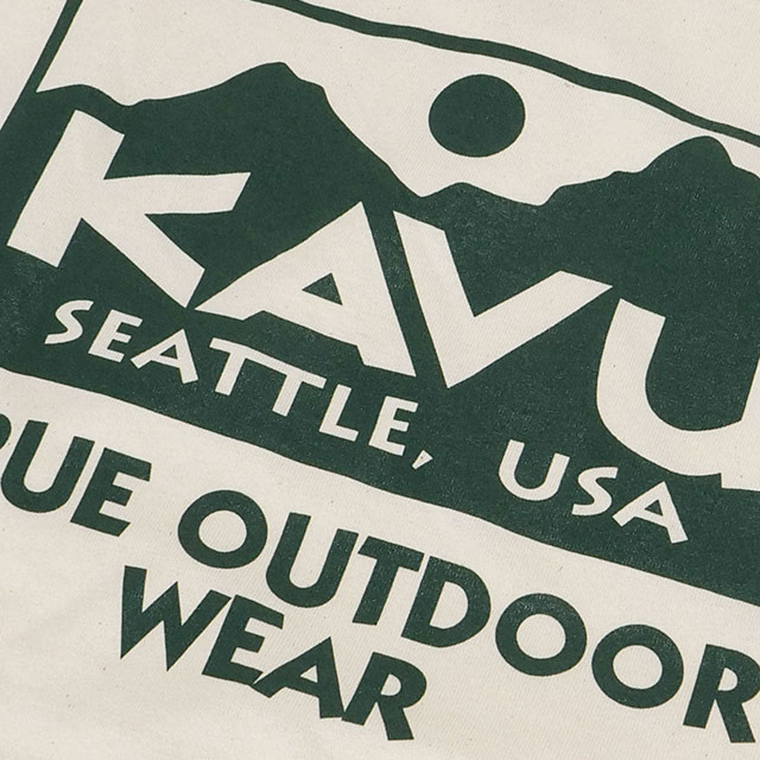 カブー KAVU True Logo Tee Natural [19822238] （Natural） Natural