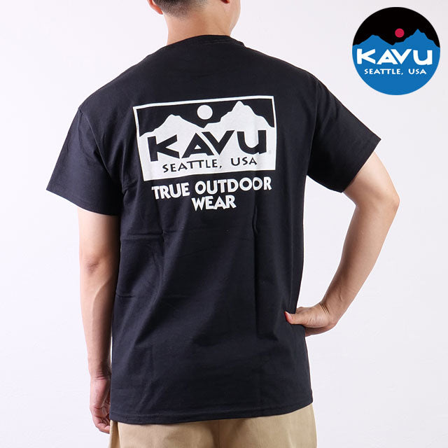 カブー KAVU True Logo Tee Black [19822238] （Black） Black