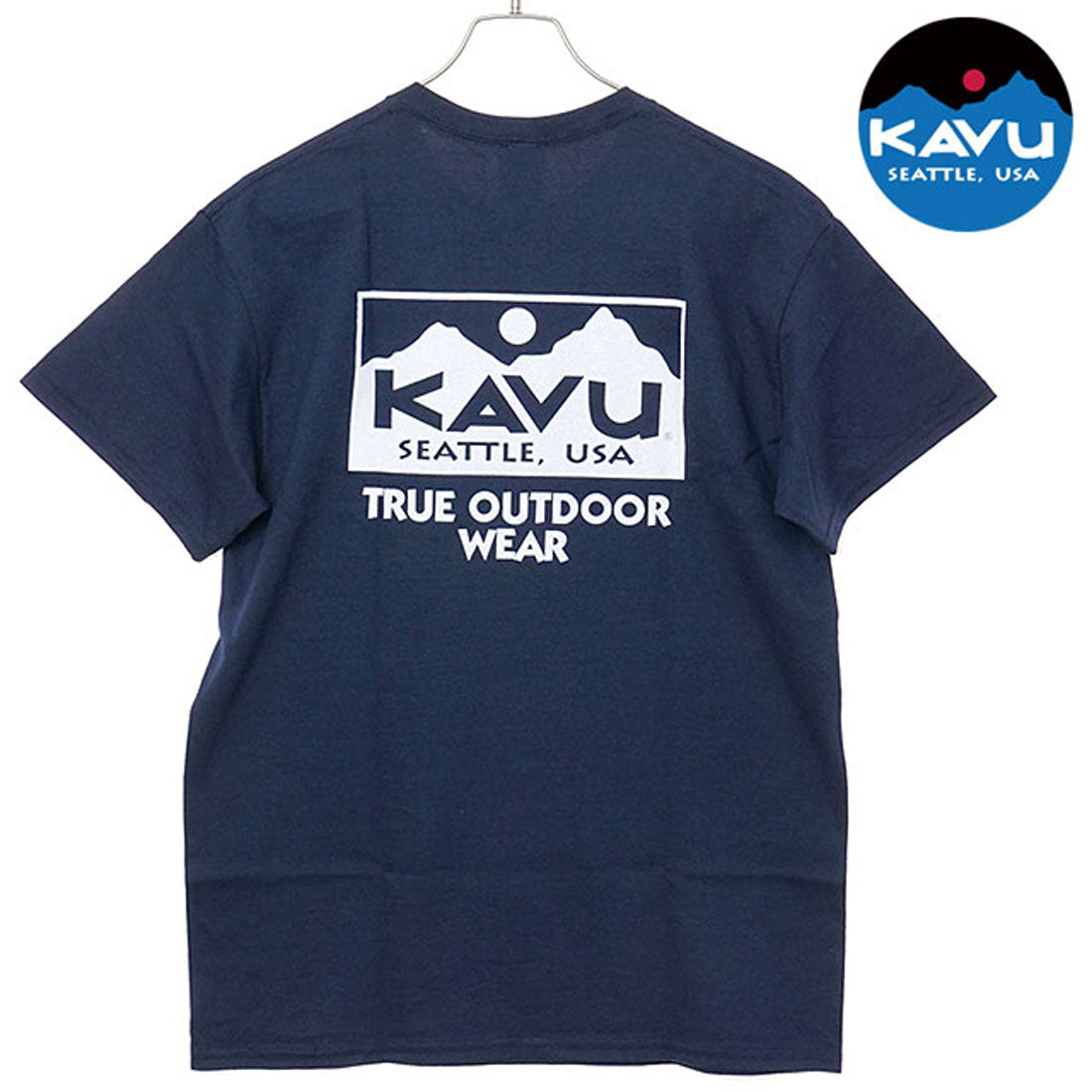 カブー KAVU True Logo Tee Navy [19822238] （Navy） Navy