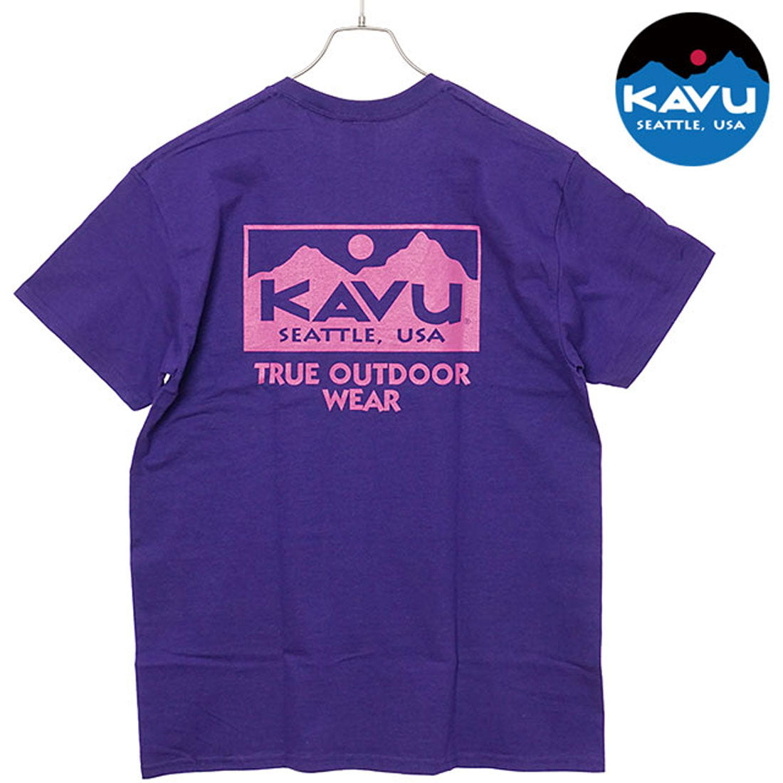 カブー KAVU True Logo Tee Purple [19822238] （Purple） Purple