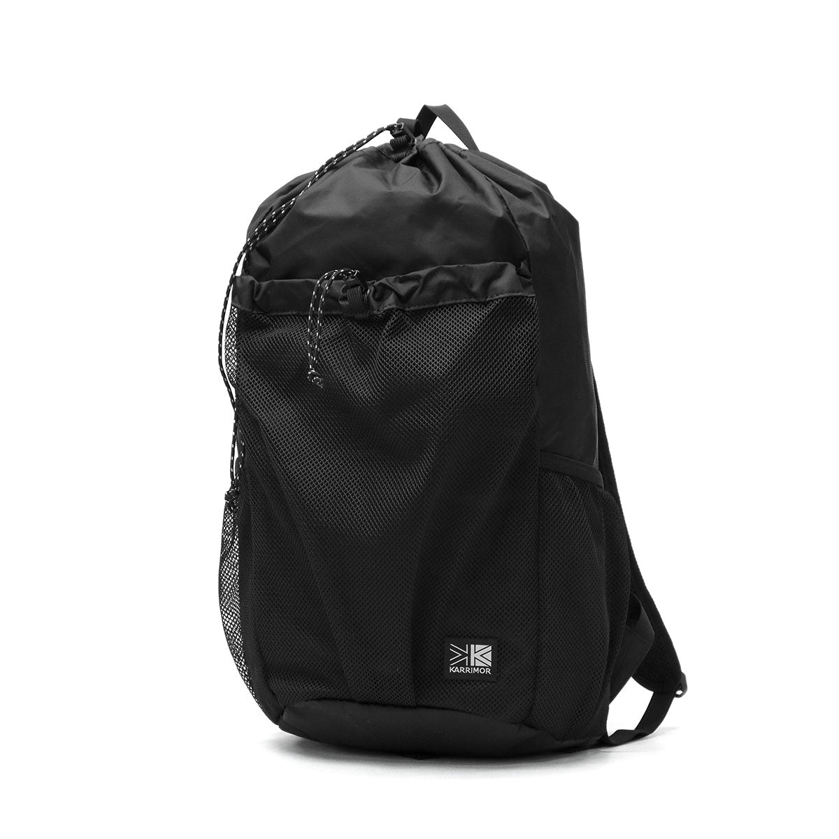 カリマー KARRIMOR ナップサック メンズ レディース 大人 おしゃれ リュック リュックサック バッグ 軽量 バックパック 巾着 ナイロン カジュアル 20L A4 grab knapsack 501277 （Black） Black