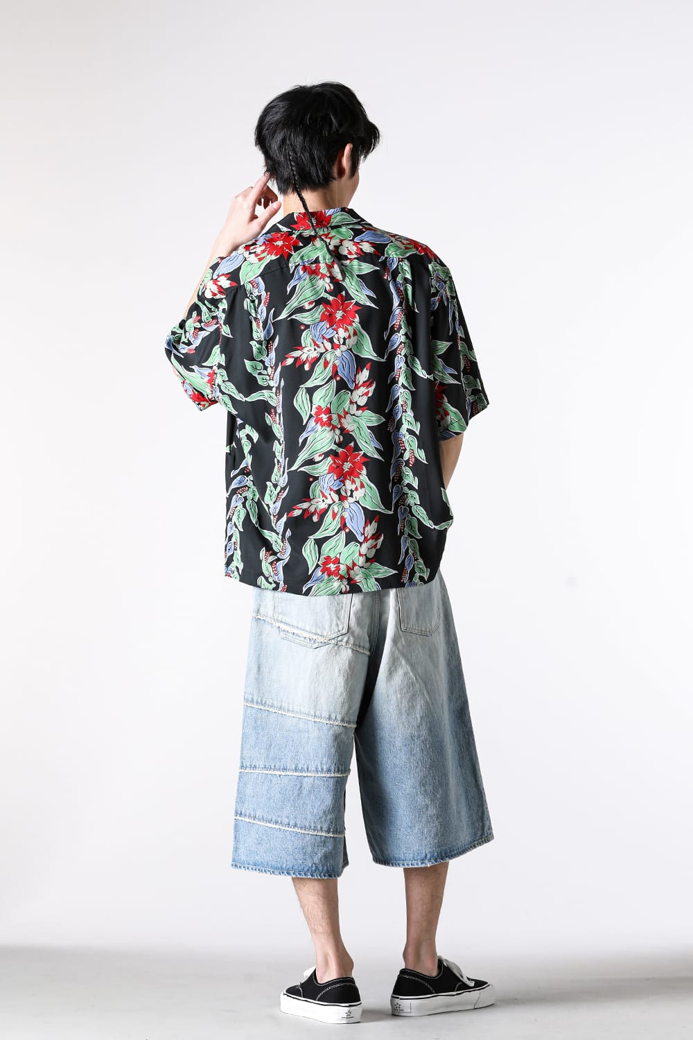 カミヤ KAMIYA Aloha H/S Shirt （BLACK） BLACK
