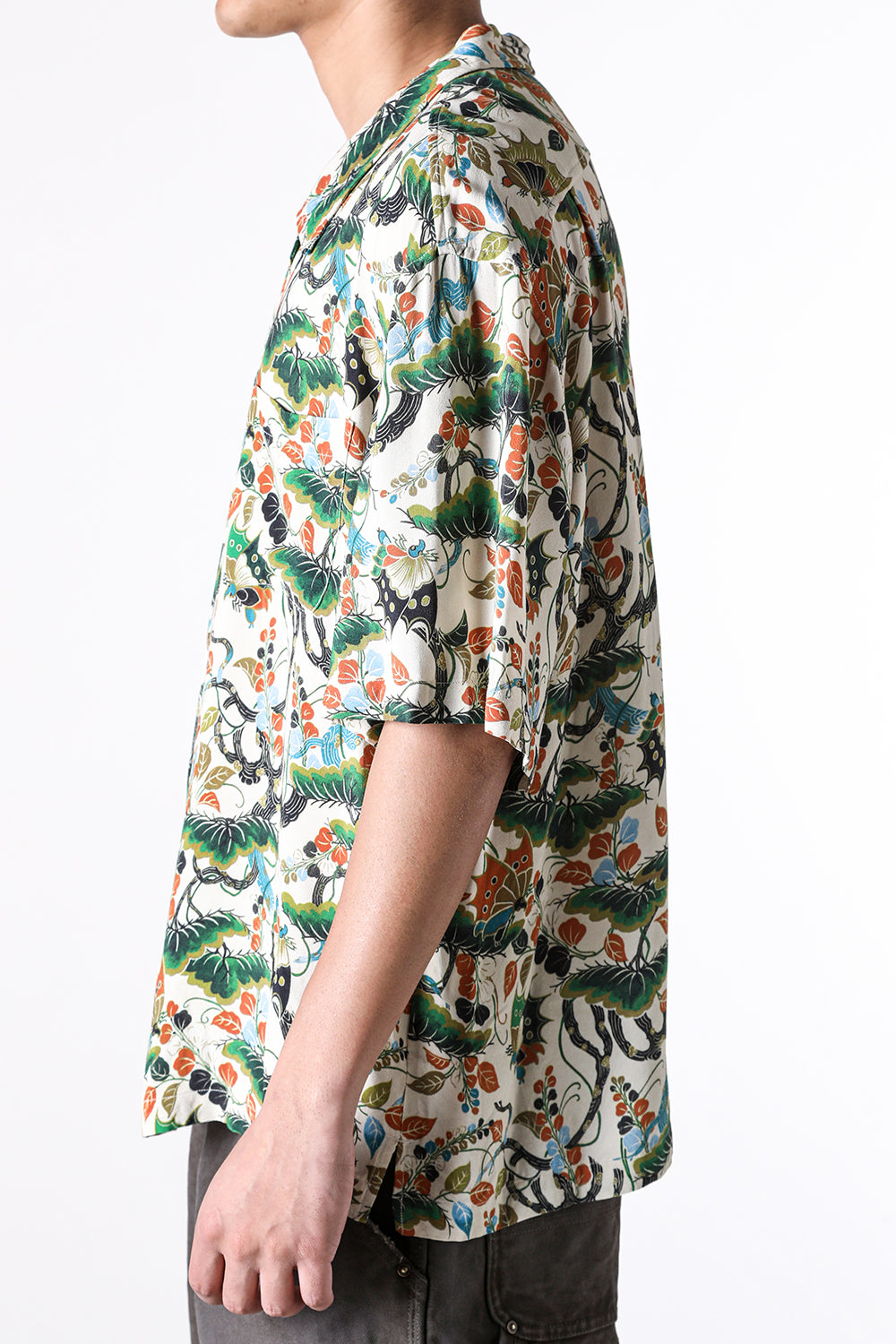 カミヤ KAMIYA “AGEHA” H/S Shirt （WHITE） WHITE