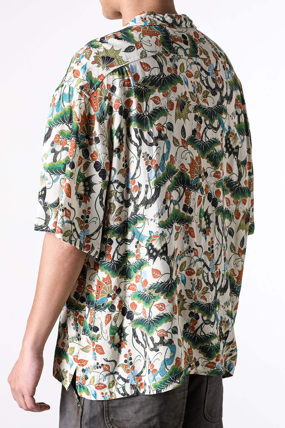 カミヤ KAMIYA “AGEHA” H/S Shirt （WHITE） WHITE