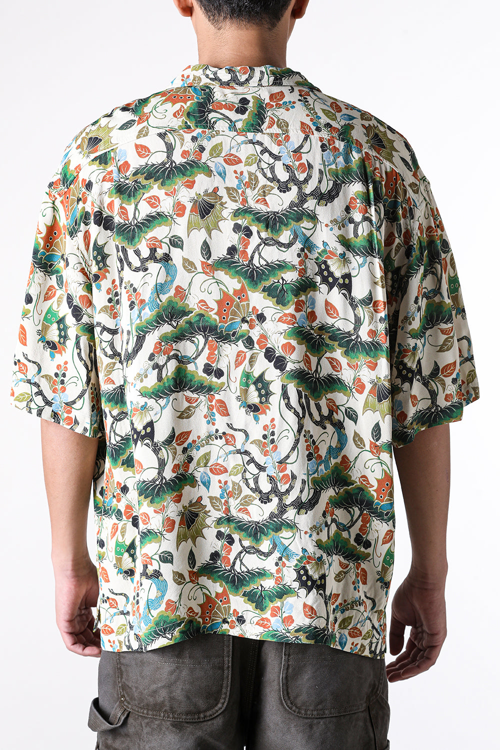カミヤ KAMIYA “AGEHA” H/S Shirt （WHITE） WHITE