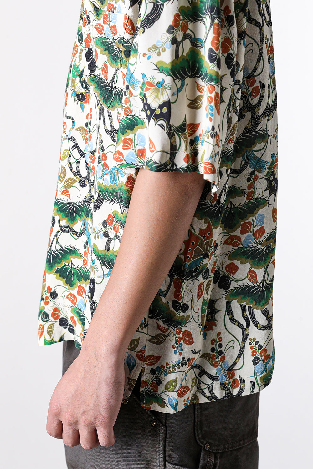 カミヤ KAMIYA “AGEHA” H/S Shirt （WHITE） WHITE