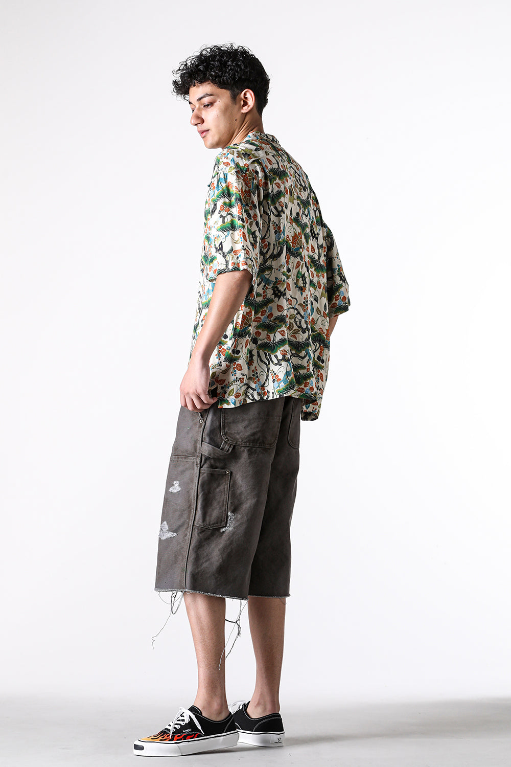 カミヤ KAMIYA “AGEHA” H/S Shirt （WHITE） WHITE