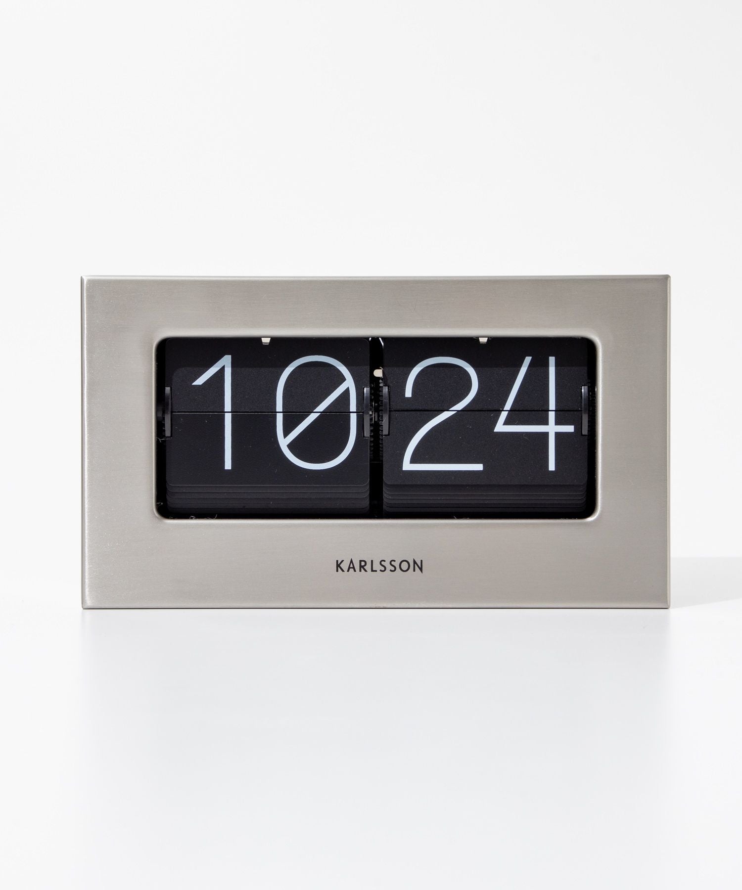 カールソン KARLSSON Wall / Table clock Boxed Flip KA5620ST KA5620WD ボックスフリップ 置き時計 【返品不可商品】 （バンブー） バンブー