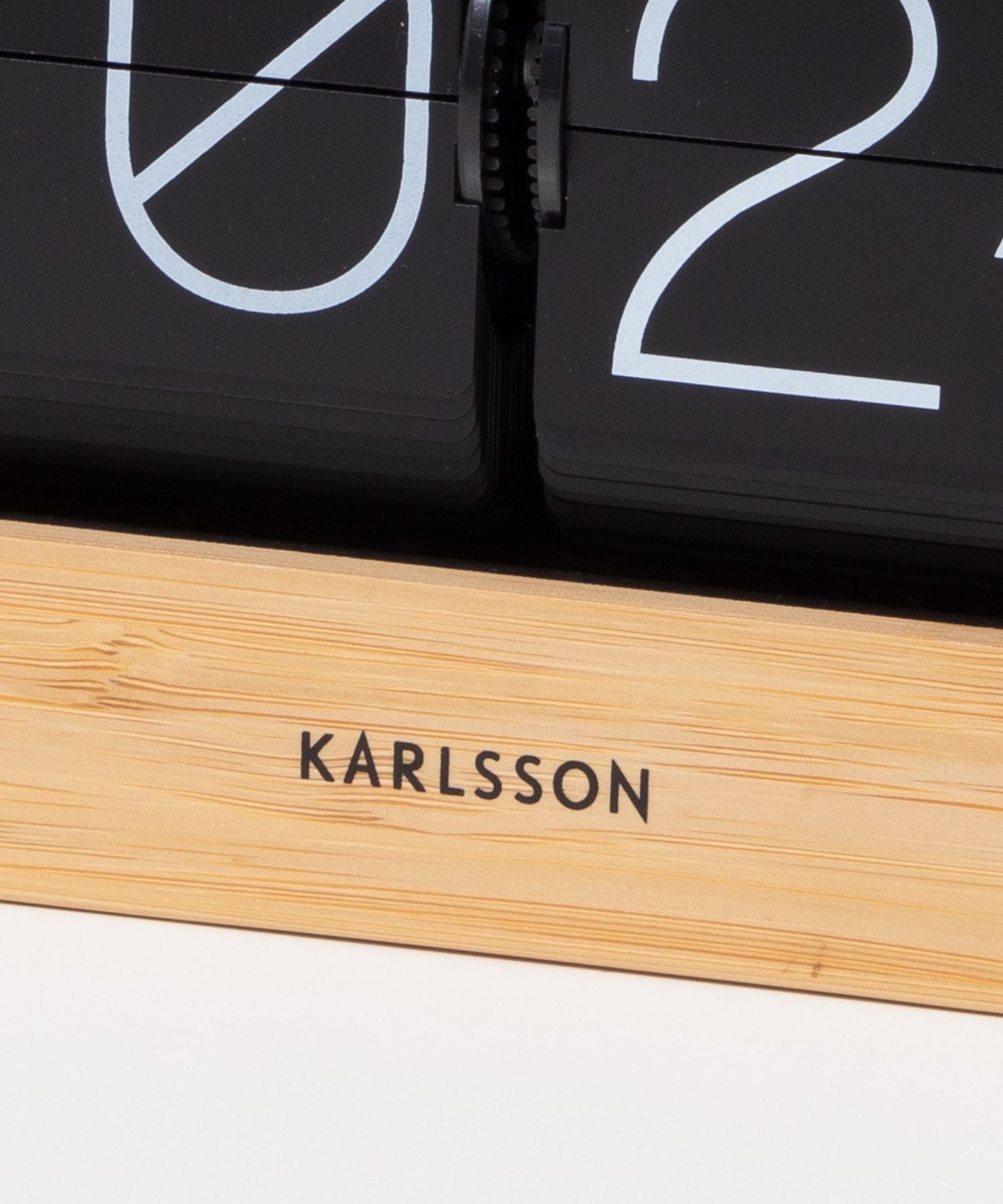 カールソン KARLSSON Wall / Table clock Boxed Flip KA5620ST KA5620WD ボックスフリップ 置き時計 【返品不可商品】 （バンブー） バンブー