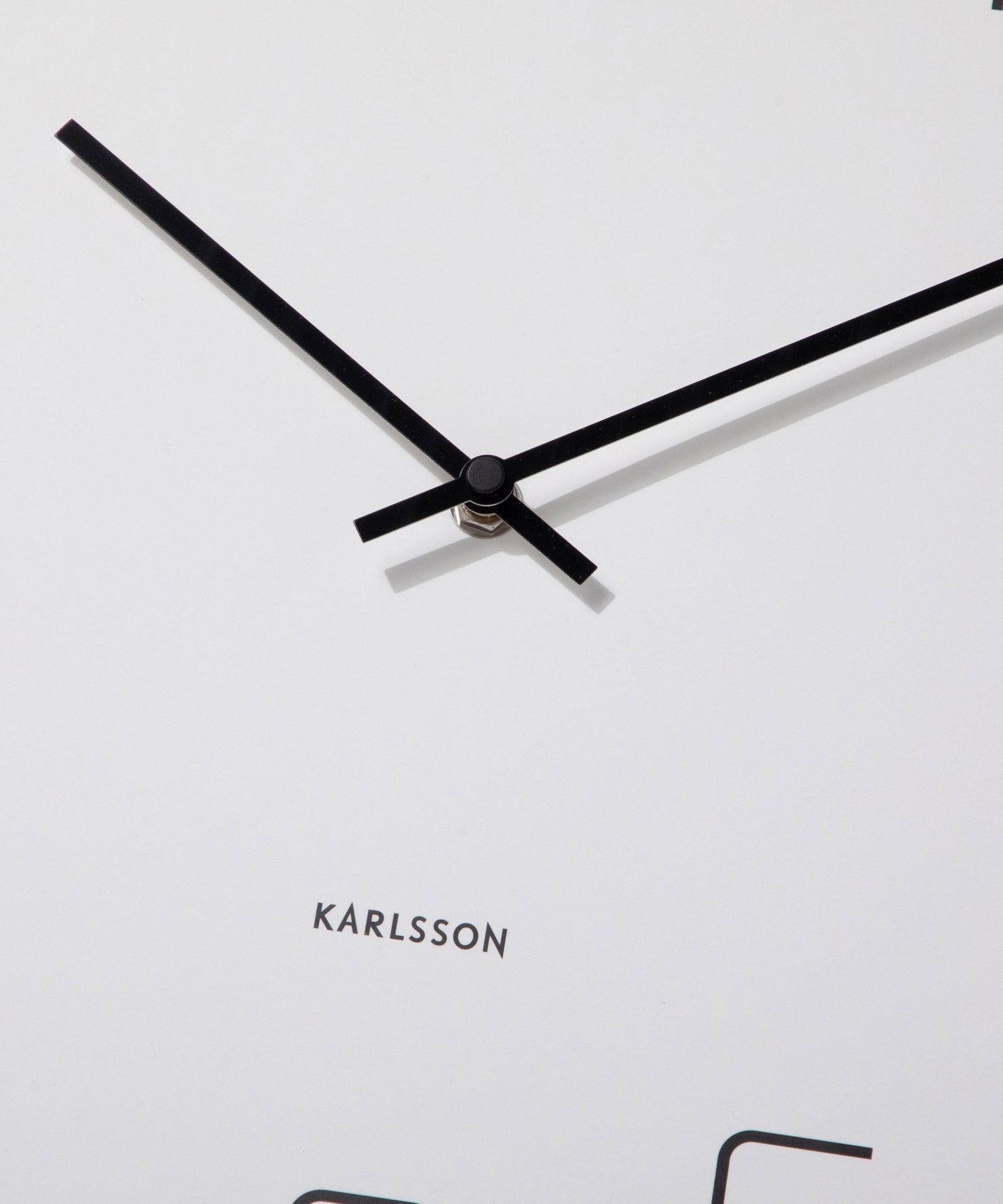 カールソン KARLSSON Wall clock Lofty KA5751BK KA5751WH ロフティ 直径40cm 掛け時計 【返品不可商品】 （マットブラック） マットブラック