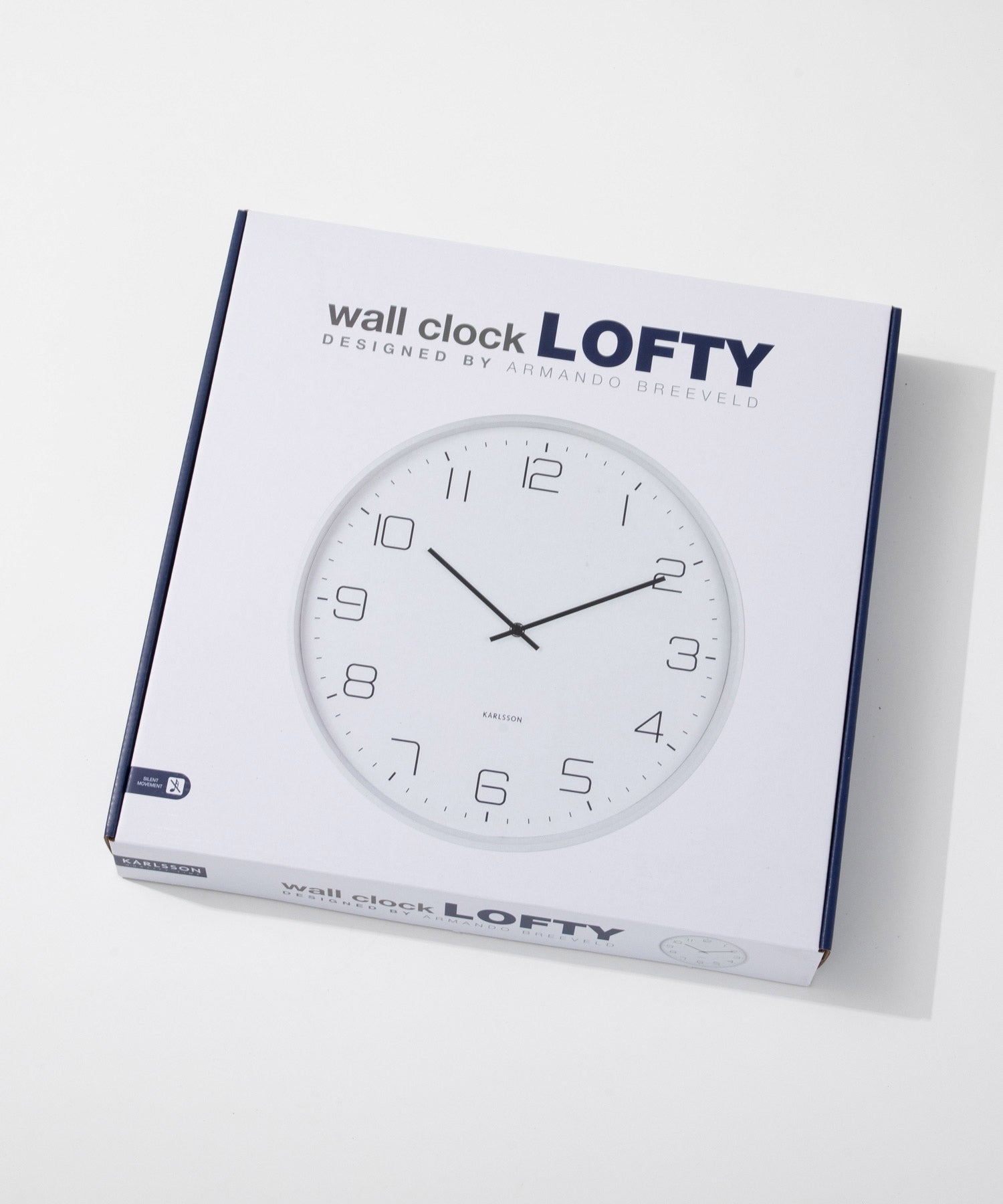 カールソン KARLSSON Wall clock Lofty KA5751BK KA5751WH ロフティ 直径40cm 掛け時計 【返品不可商品】 （マットブラック） マットブラック