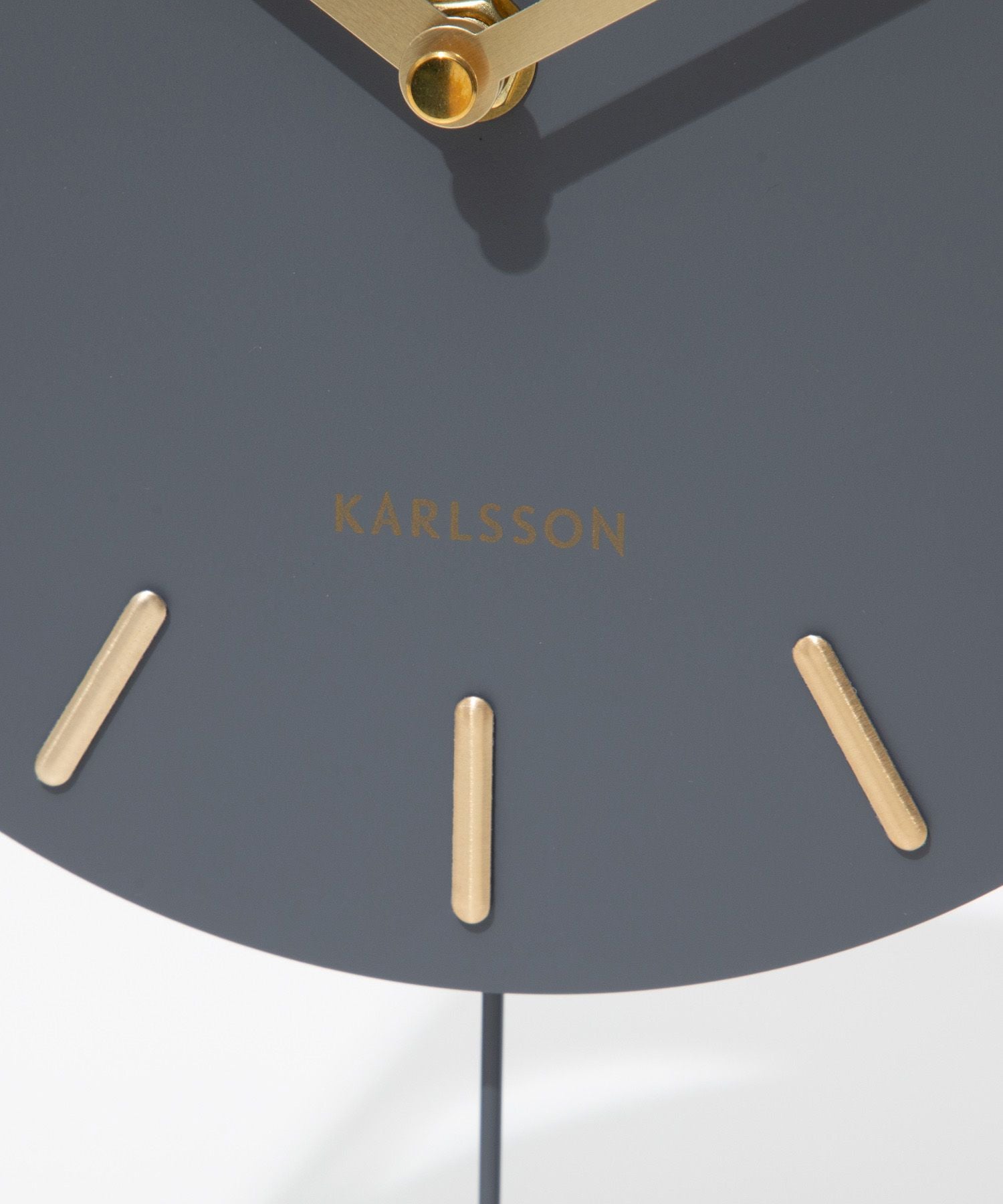 カールソン KARLSSON Wall clock Pendulum Charm small KA5796BK KA5796GY KA5796WH ペンデュラムチャーム 【返品不可商品】 （スチールグレー） スチールグレー