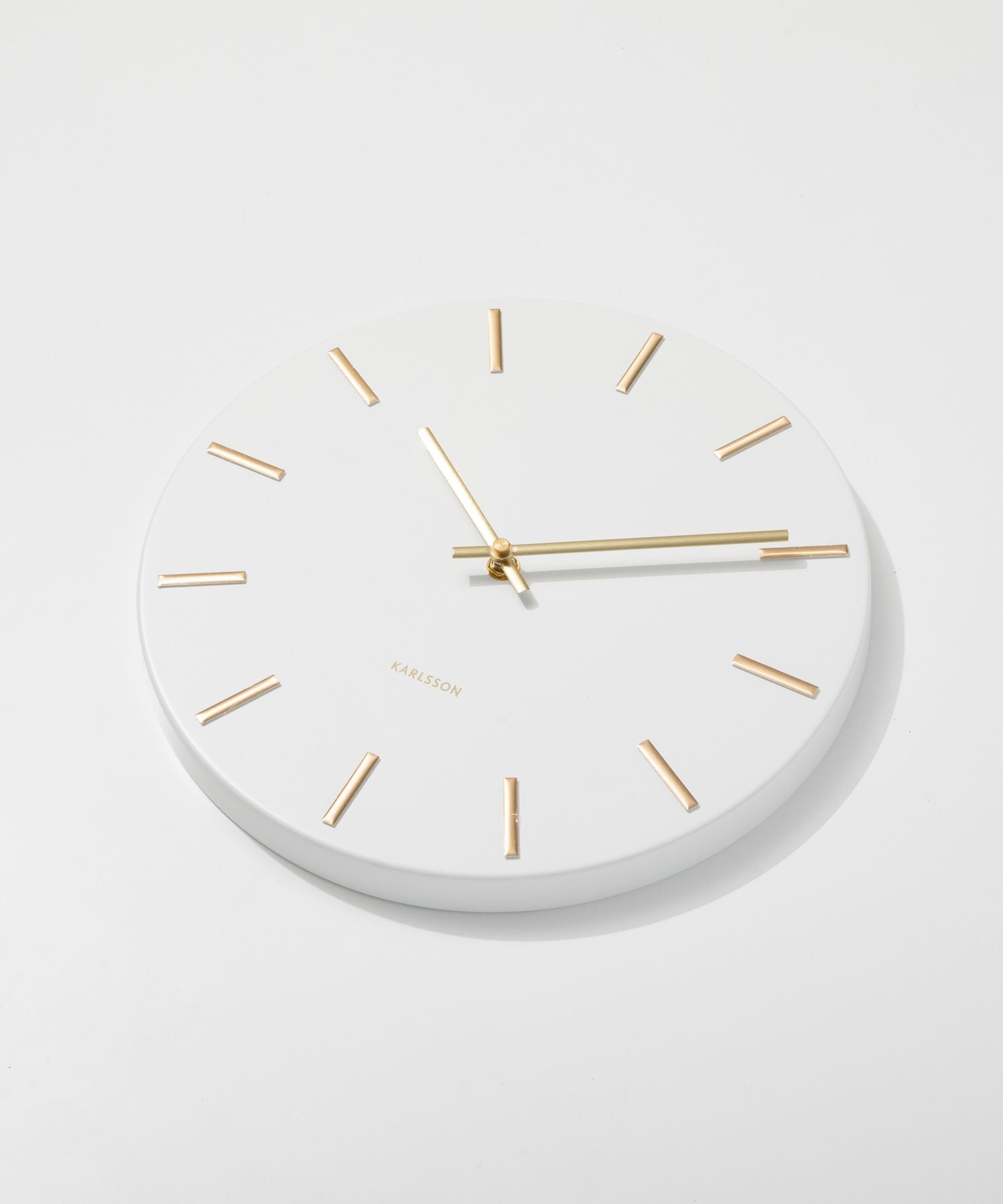 カールソン KARLSSON Wall clock Charm KA5821BK KA5821GY KA5821WH チャーム 直径30cm 掛け時計 【返品不可商品】 （スチールブラック） スチールブラック