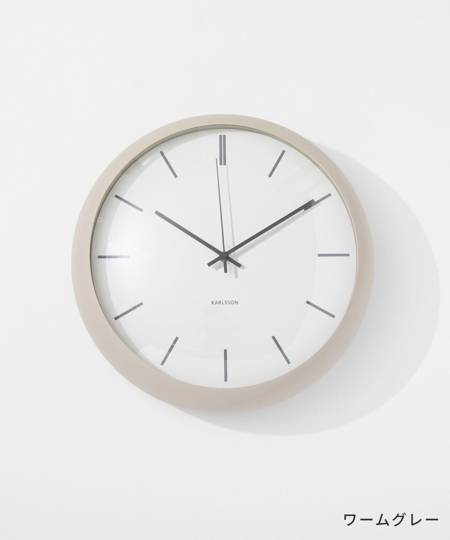 カールソン KARLSSON Wall clock Nirvana Globe KA5859GY KA5859SB KA5859WG ニルヴァーナグローブ 直径40cm 【返品不可商品】 （ワームグレー） ワームグレー