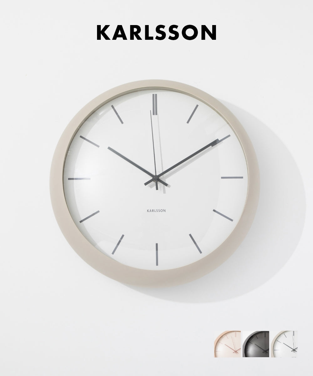 カールソン KARLSSON Wall clock Nirvana Globe KA5859GY KA5859SB KA5859WG ニルヴァーナグローブ 直径40cm 【返品不可商品】 （ワームグレー） ワームグレー