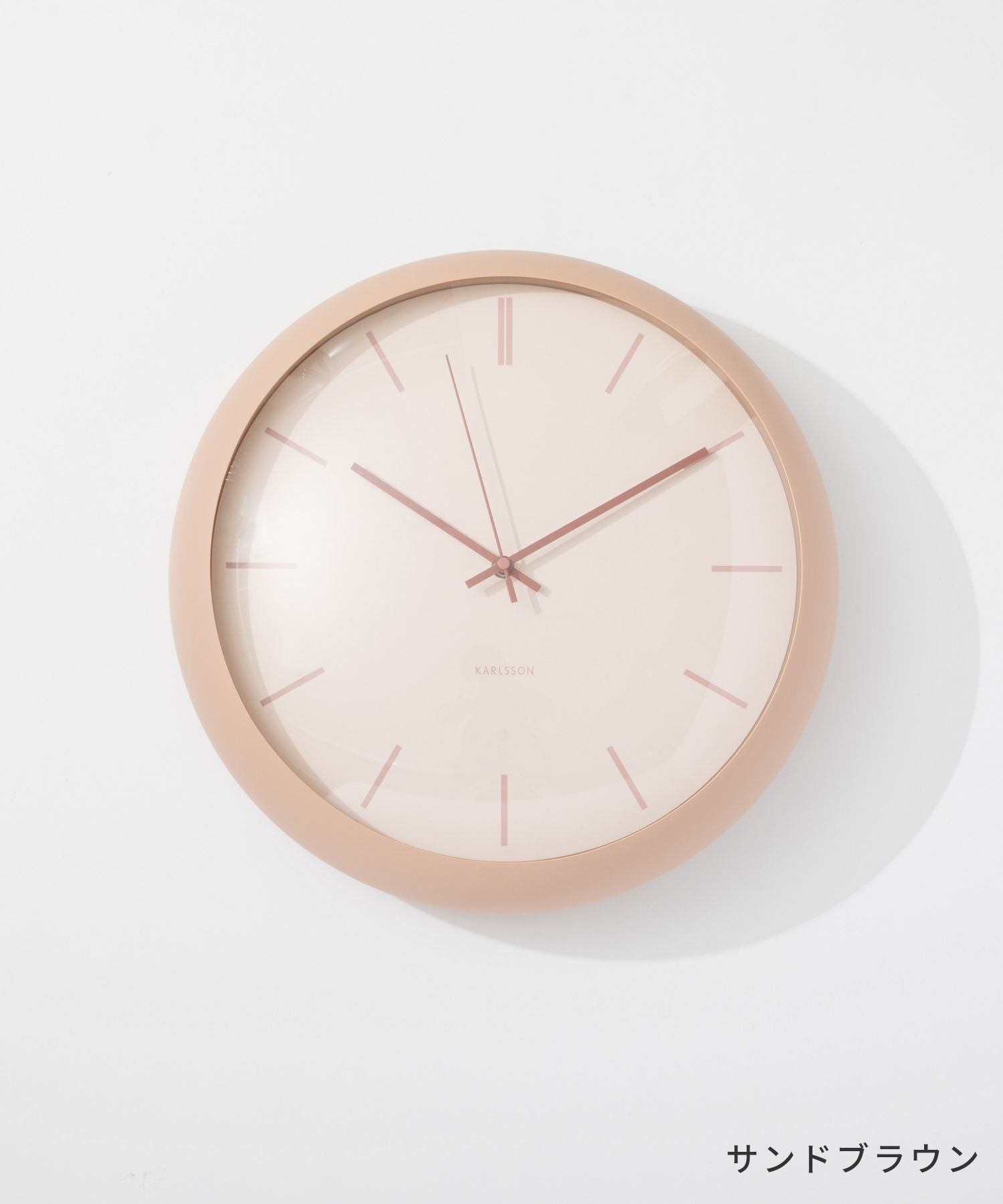 カールソン KARLSSON Wall clock Nirvana Globe KA5859GY KA5859SB KA5859WG ニルヴァーナグローブ 直径40cm 【返品不可商品】 （サンドブラウン） サンドブラウン