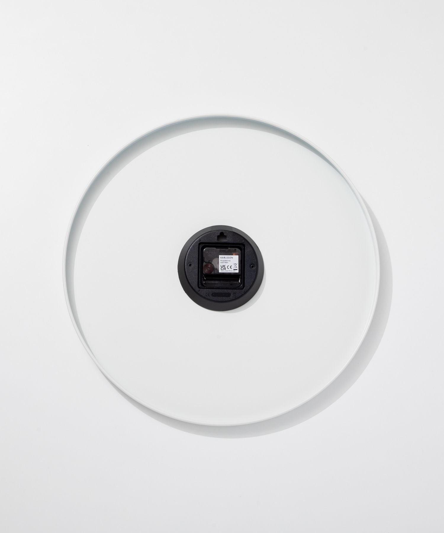 カールソン KARLSSON Wall clock Charm black steel with gold battons KA5716BK KA5716WH チャーム 【返品不可商品】 （ブラック） ブラック