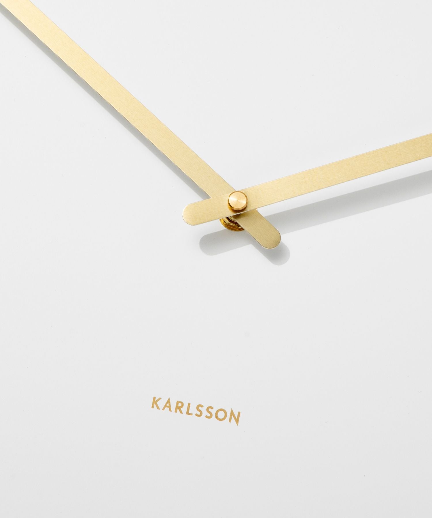 カールソン KARLSSON Wall clock Charm black steel with gold battons KA5716BK KA5716WH チャーム 【返品不可商品】 （ブラック） ブラック