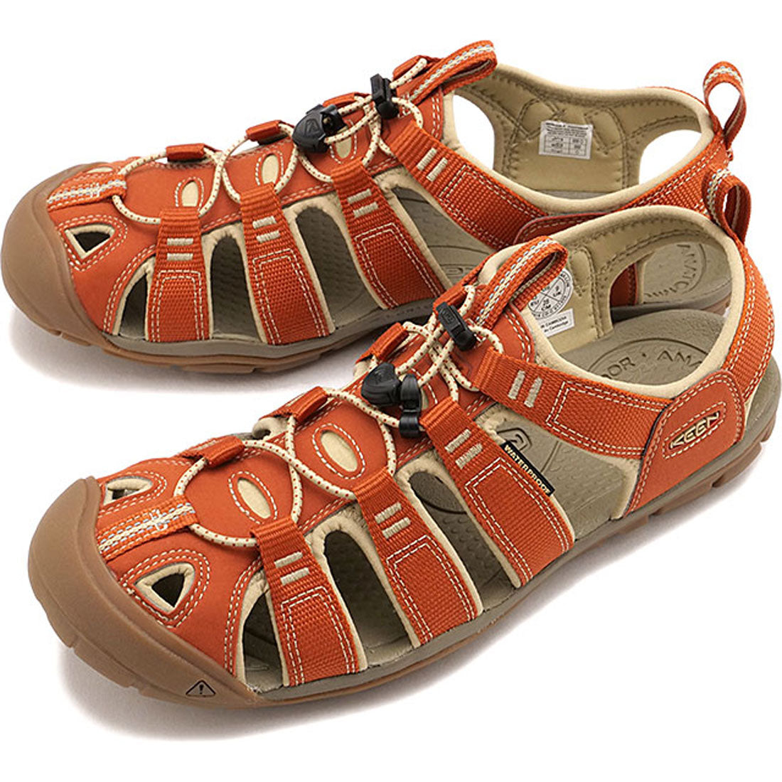 キーン KEEN M CLEARWATER CNX BURNT-BRICK/SAFARI [1032516] （BURNT-BRICK/SAFARI） BURNT-BRICK/SAFARI