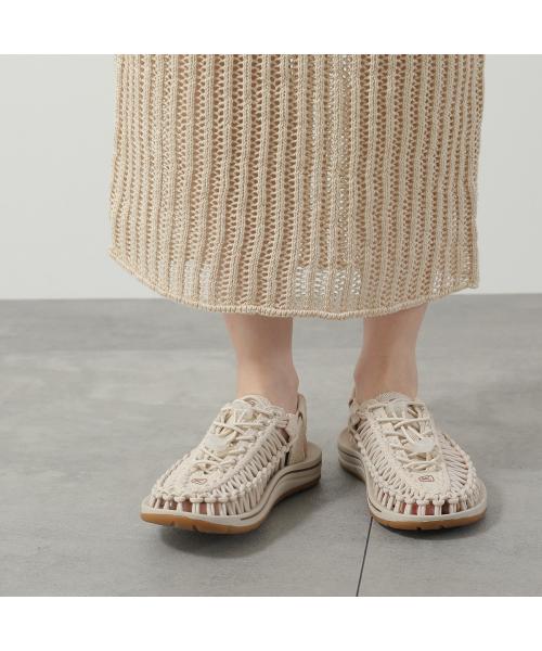 KEEN サンダル UNEEK CANVAS バンジーコード 軽量 （1028565/BLACK） 1028565/BLACK